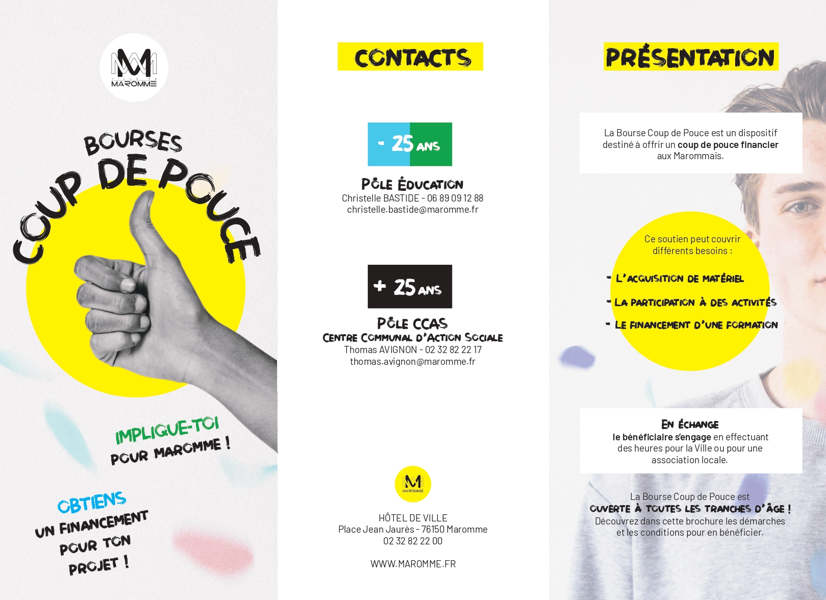 Brochure Bourses Coup de Pouce - Maromme